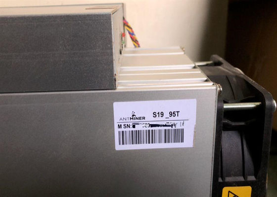 Ethernet Asic Bitcoin górnik 3250W Bitmain Antgórnik S19 95T z drugiej ręki