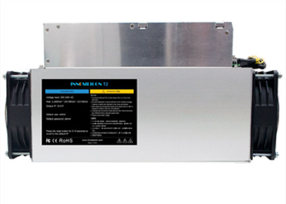 1570W Bitcoin górnik maszyna z drugiej ręki Innosilicon T2 17.2TH/S