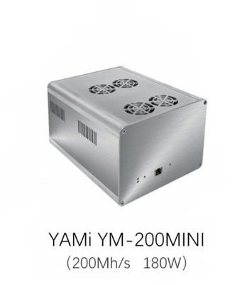 2022 Nowy YAMI Tech ETH ETC Asic Miner YM-200 MINI 200M 180W Ethash Mining
