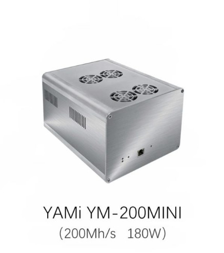 2022 Nowy YAMI Tech ETH ETC Asic Miner YM-200 MINI 200M 180W Ethash Mining